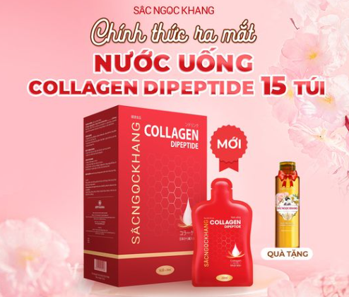 RA MẮT NƯỚC UỐNG COLLAGEN DIPEPTIDE 15 TÚI