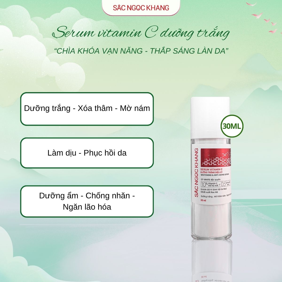 Serum Dưỡng Trắng Vitamin C [30ml]