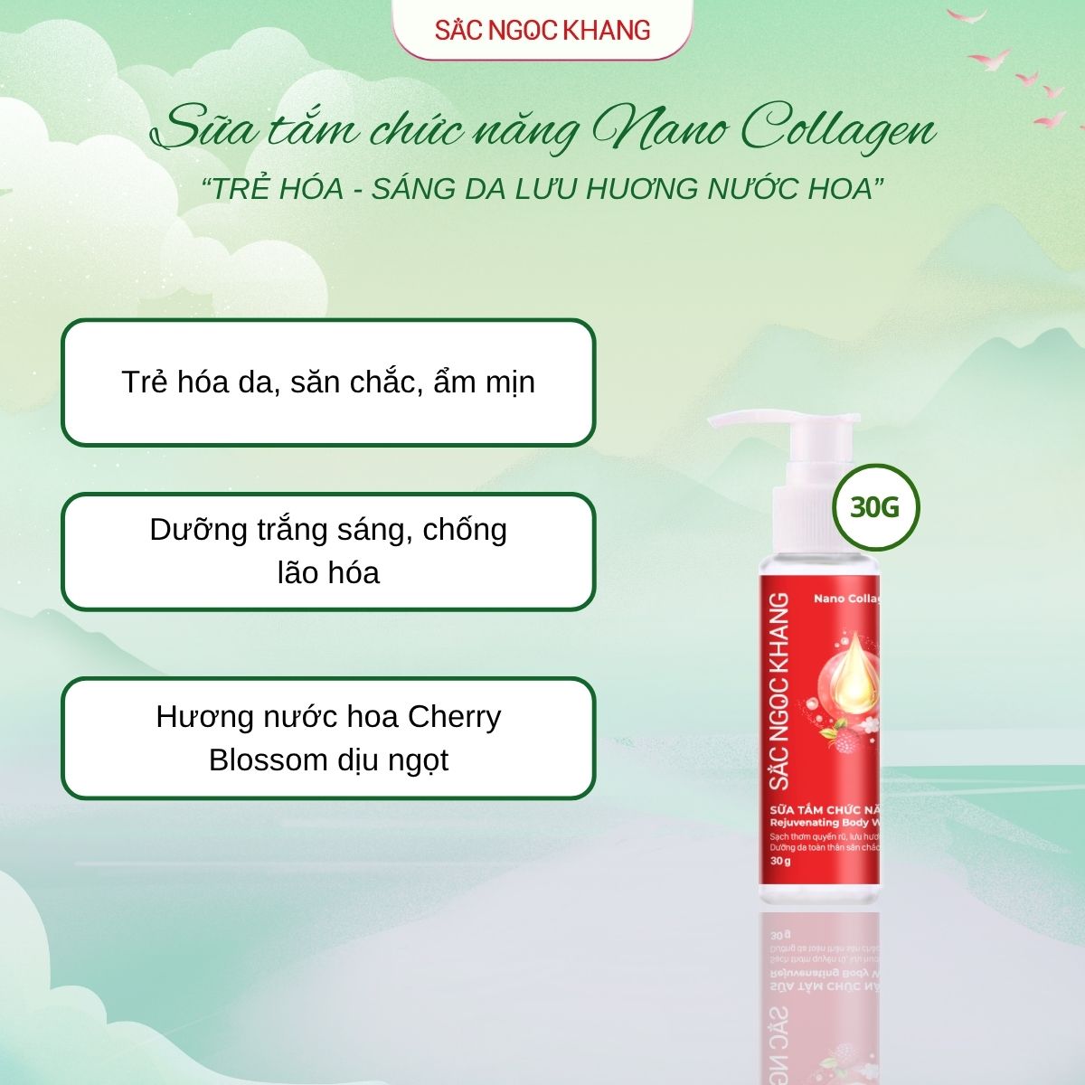 Sữa tắm chức năng Nano Collagen [30g]