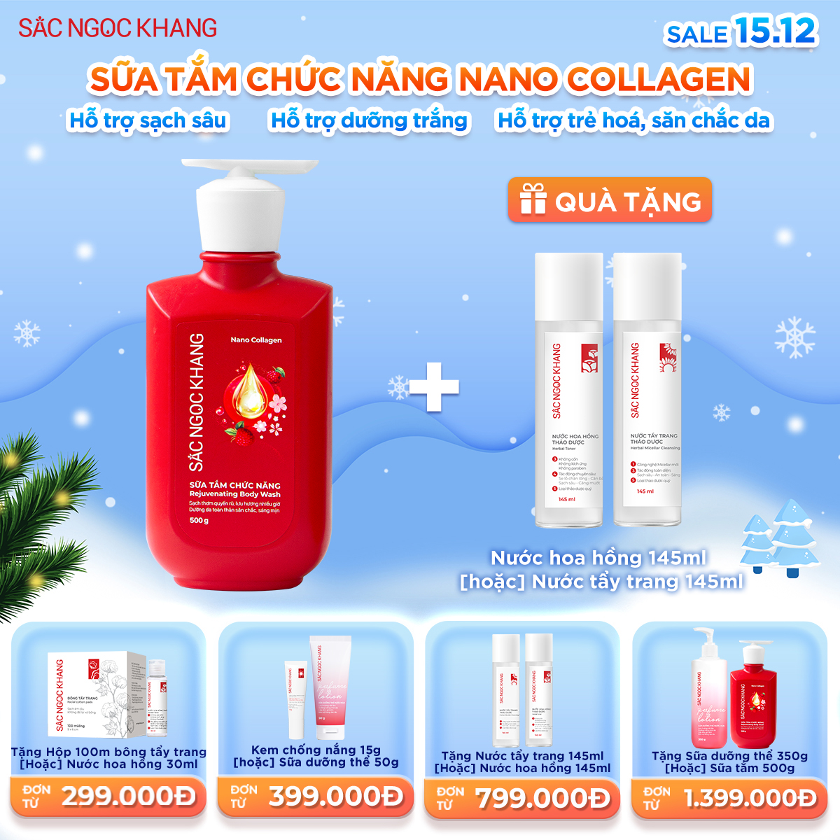 Sữa tắm Nano Collagen [500g] 