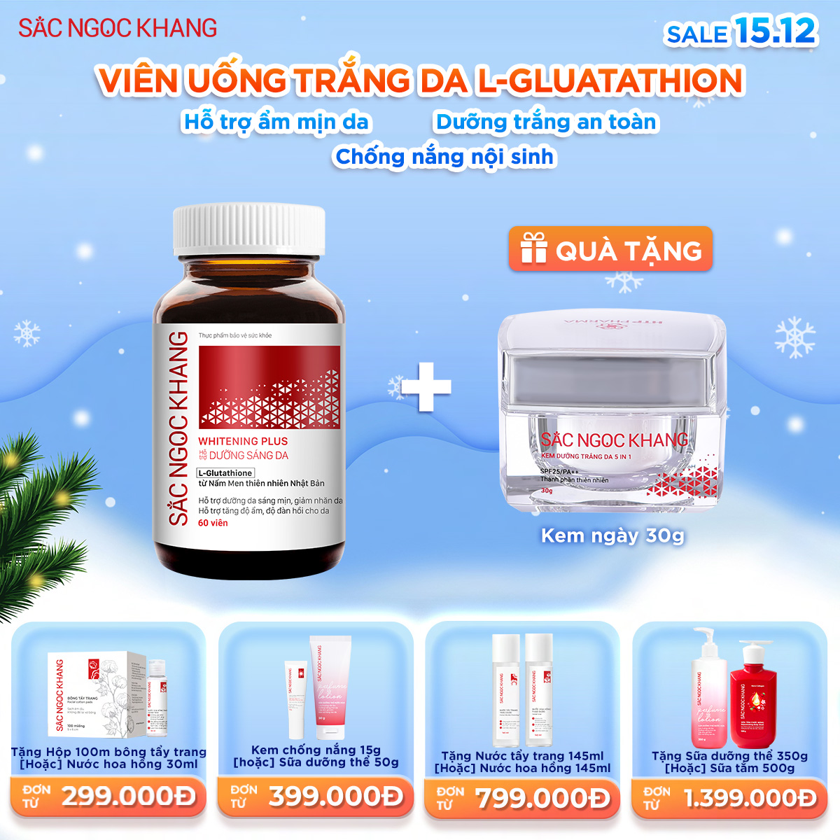 Viên uống TRẮNG DA Whitening Plus