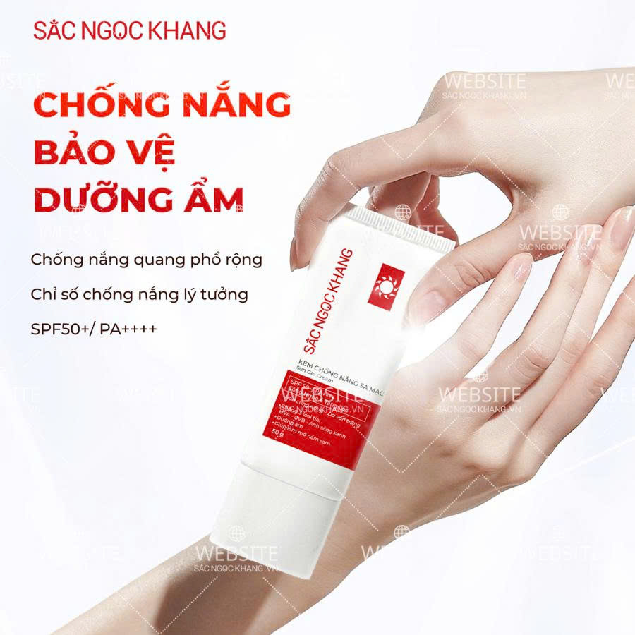 Kem chống nắng Sa mạc Sắc Ngọc Khang [50g] 