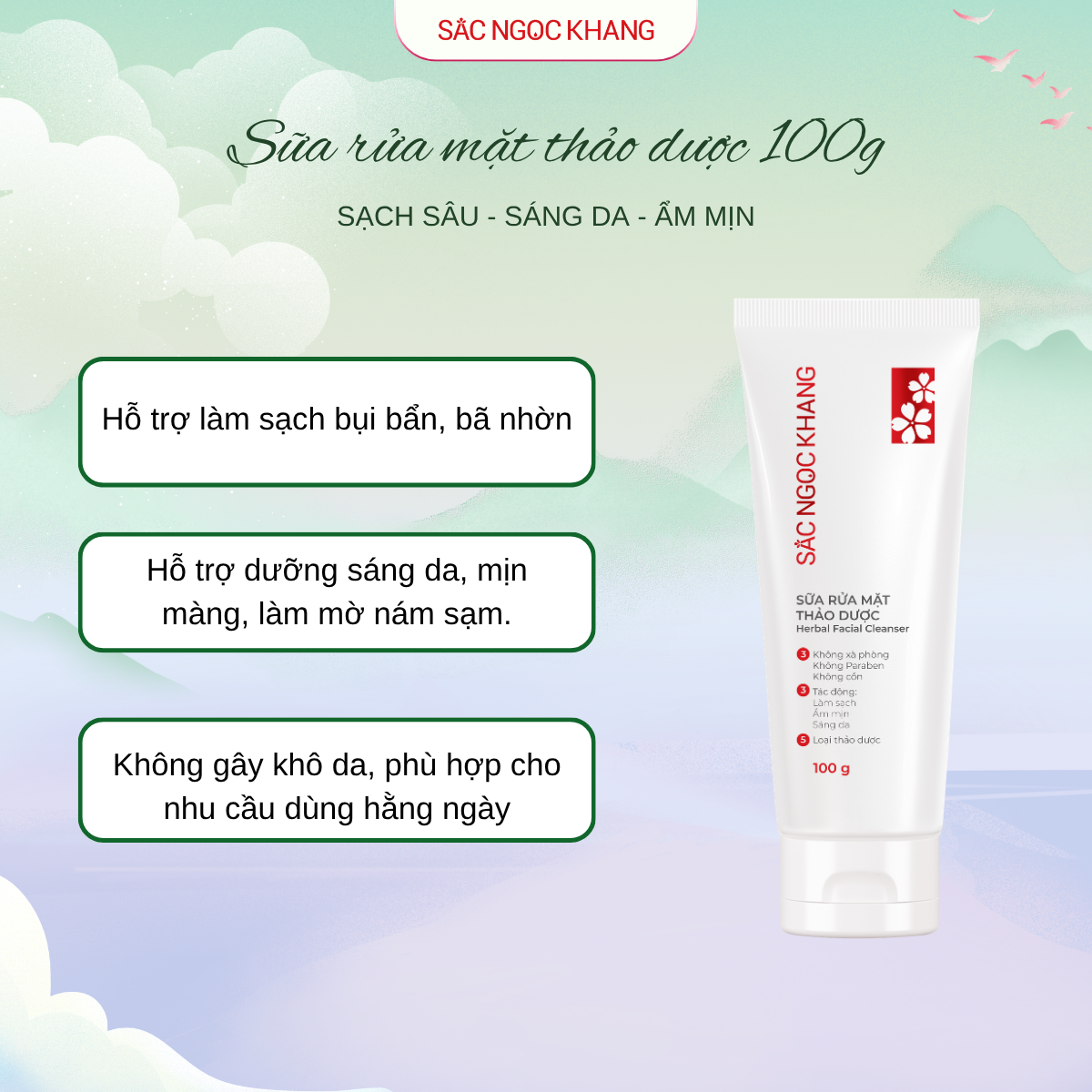 Sữa rửa mặt Thảo Dược [100g]