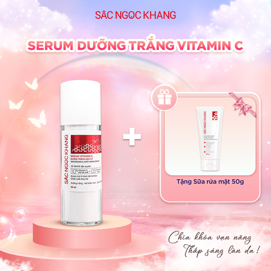 Serum Vitamin C Dưỡng Trắng Diệu Kỳ [30ml] kèm quà tặng