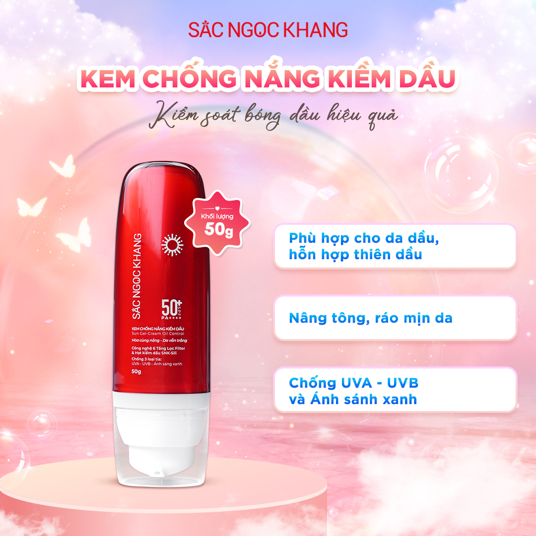 Kem Chống Nắng Kiềm Dầu [50g]