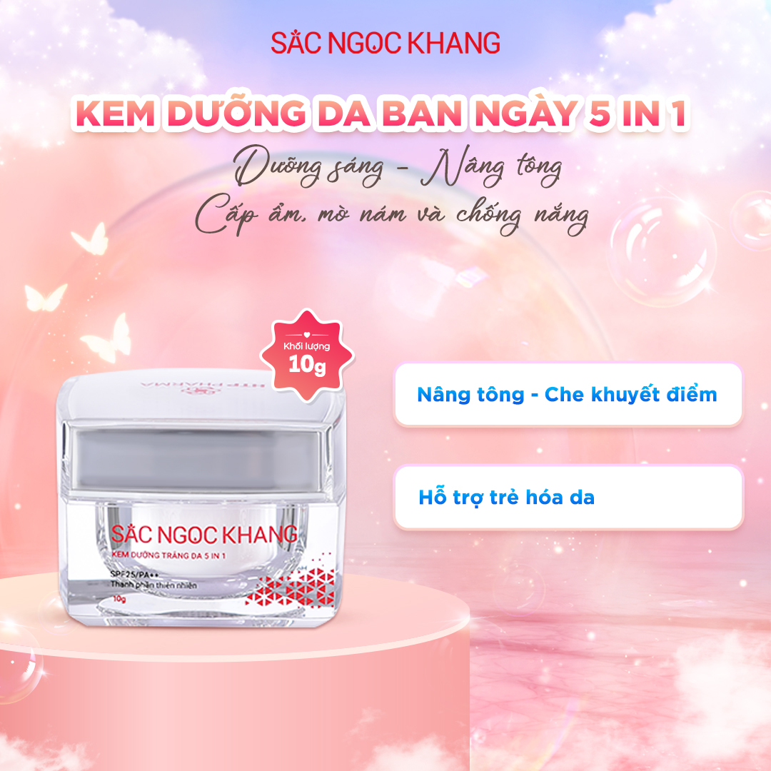 Kem dưỡng trắng da 5 in 1 (Hộp 10g)