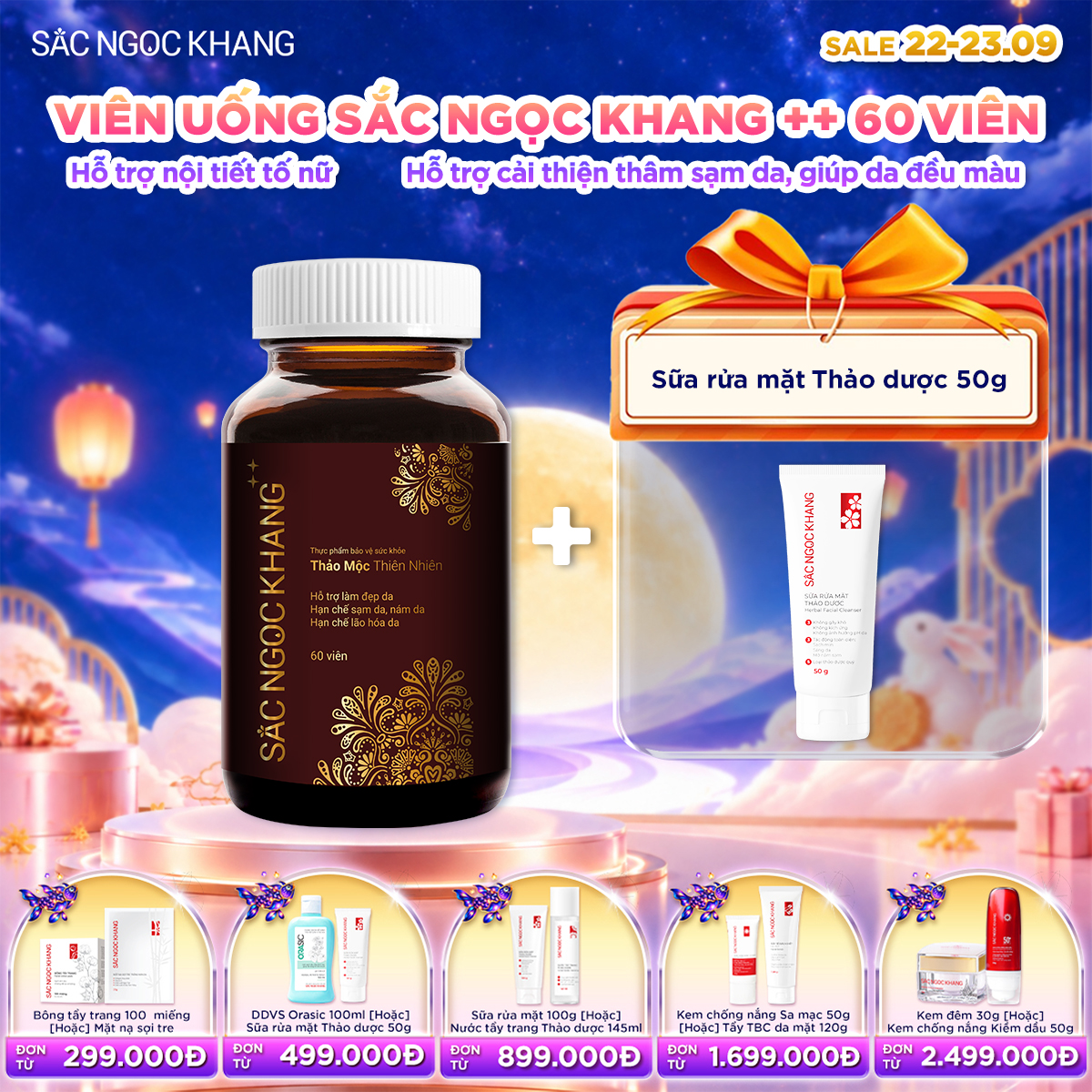 Viên Uống Sắc Ngọc Khang ++ [60 Viên] kèm quà tặng